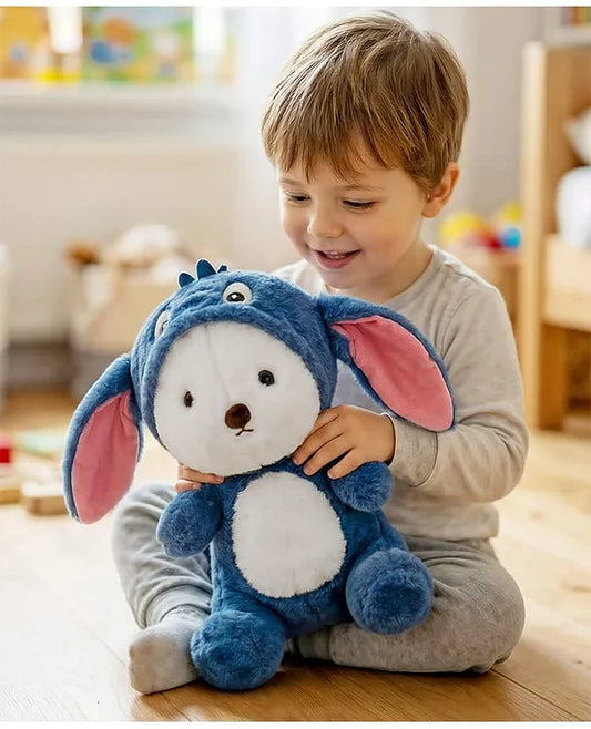 Animal Hoodie Teddy - Blue